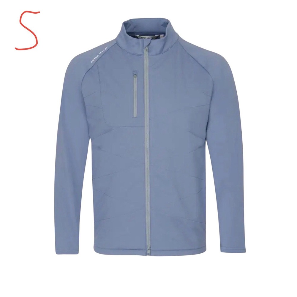 Peter Millar Endeavor Hybrid Jacket Blue Wind Water Resistant Men Large MS24EZ10